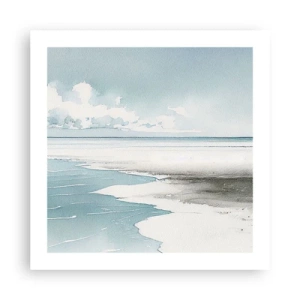 Poster - Zachte vloed - 50x50 cm