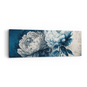 Schilderen op canvas - Bij elkaar passend paar - 90x30 cm