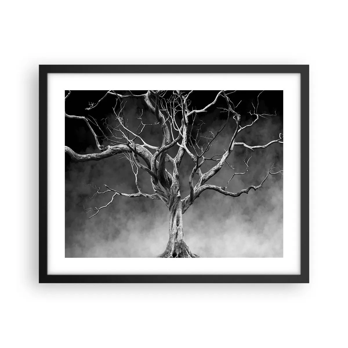 Poster in een zwarte lijst - Oorspronkelijk en heilig - 50x40 cm