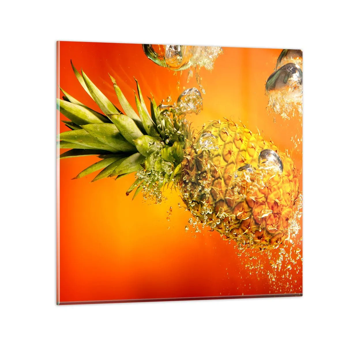 Schilderen op glas - Tropische sappige frisheid - 60x60 cm