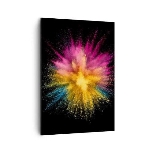 Schilderen op canvas - De geboorte van kleuren - 50x70 cm