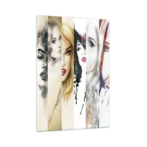 Schilderen op glas - En jij bent het altijd - 50x70 cm