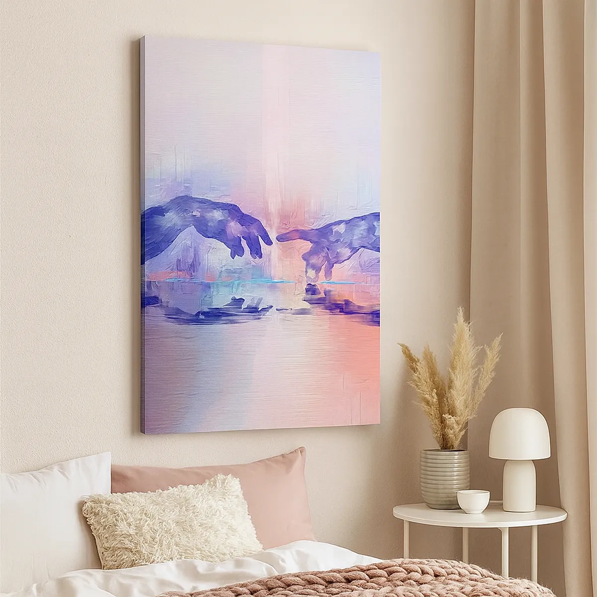 Schilderen op canvas - Goddelijke levensvonk - 50x70 cm