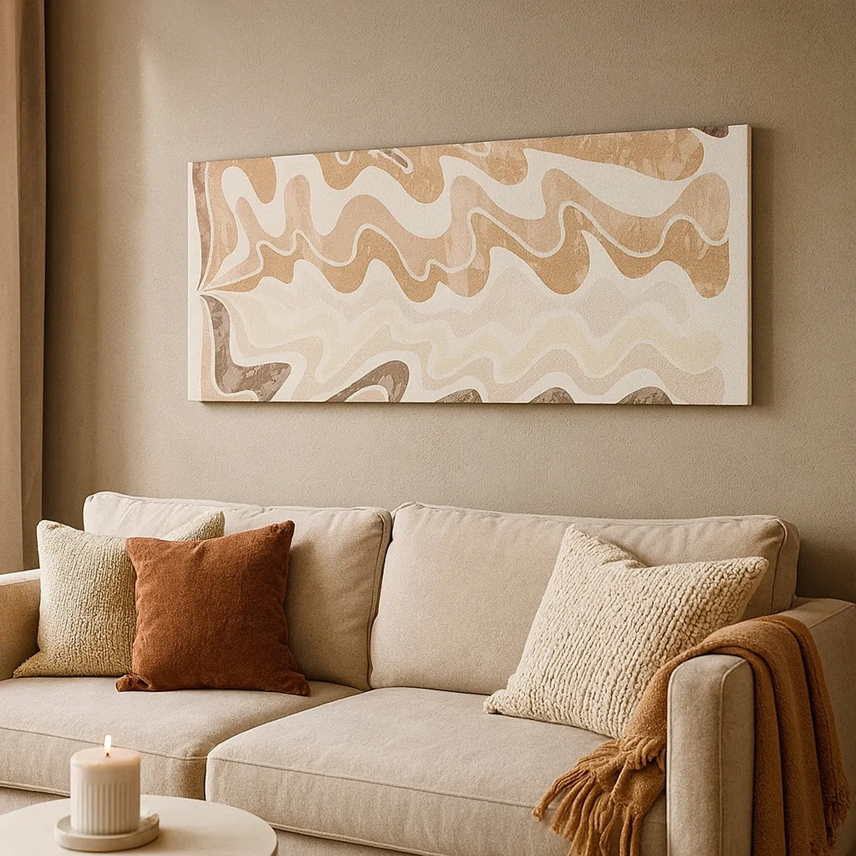 Schilderen op canvas - Goede energie – goede emoties - 30x30 cm