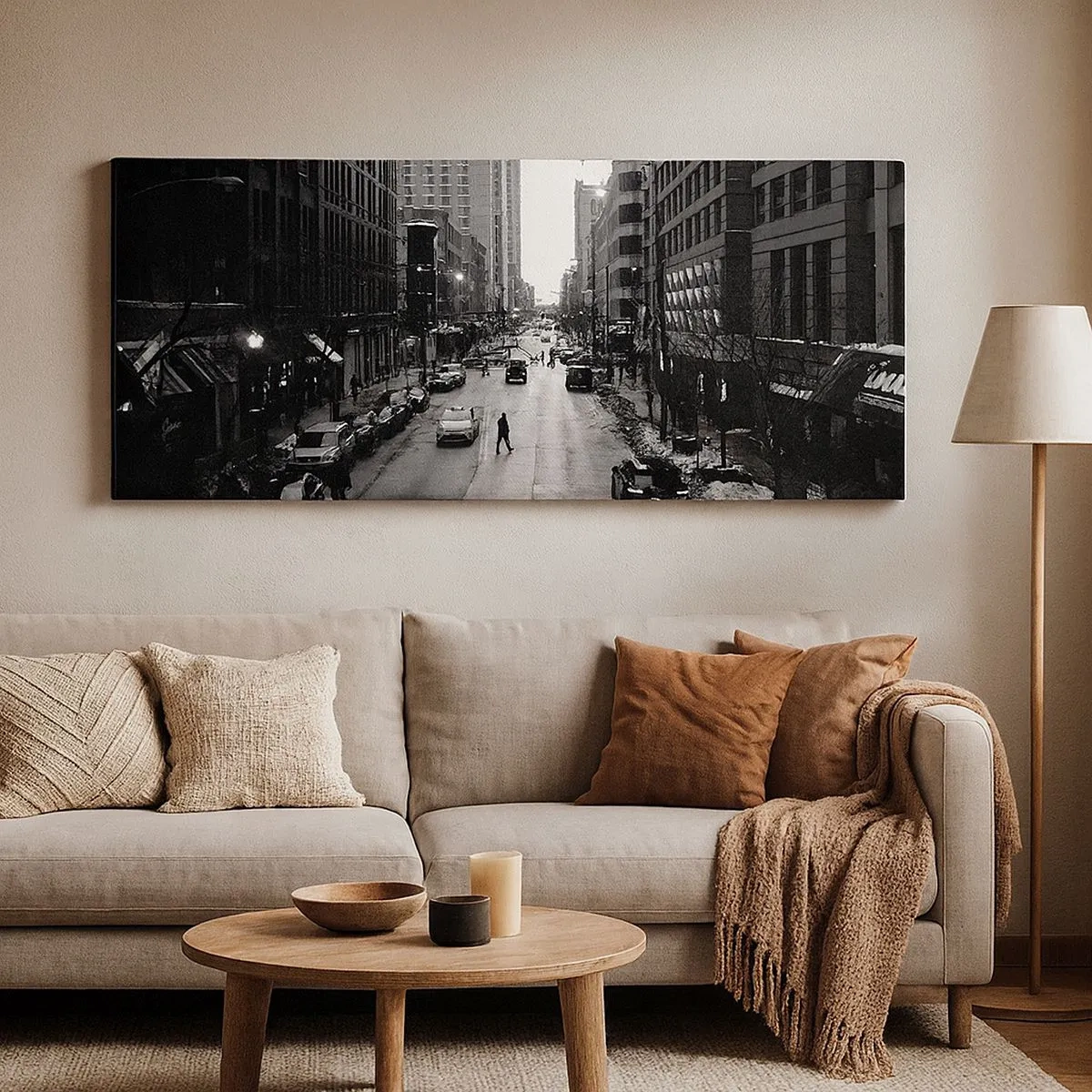 Schilderen op canvas - Een andere dag zoals elke andere dag - 100x40 cm