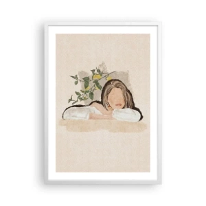 Poster in een witte lijst - Zuidelijke schoonheid - 50x70 cm