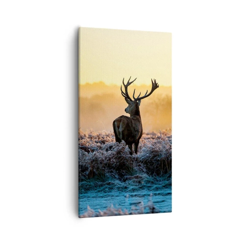 Schilderen op canvas - Gekroond op zijn landgoed - 55x100 cm