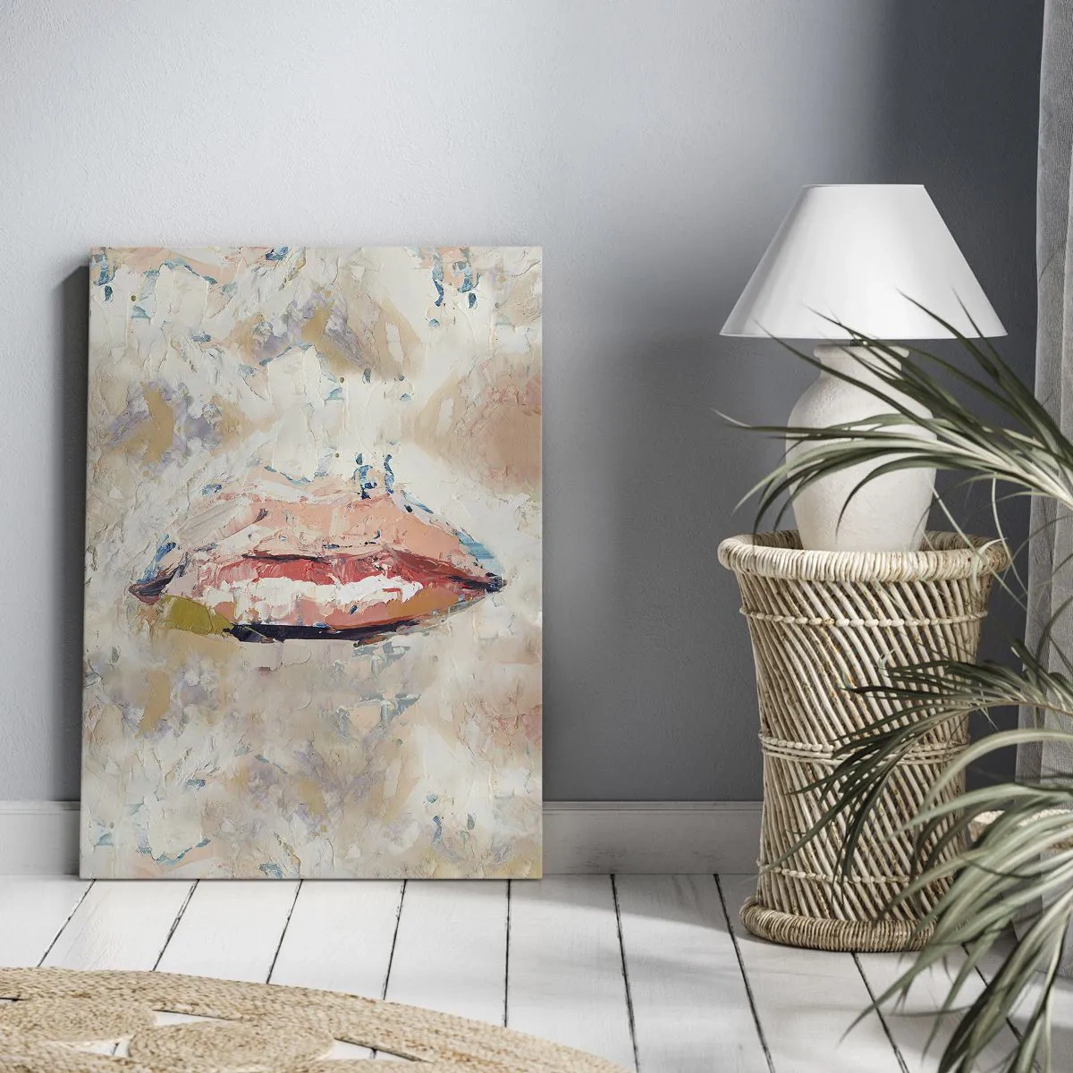 Schilderen op canvas - Het wekt de zintuigen - 50x70 cm