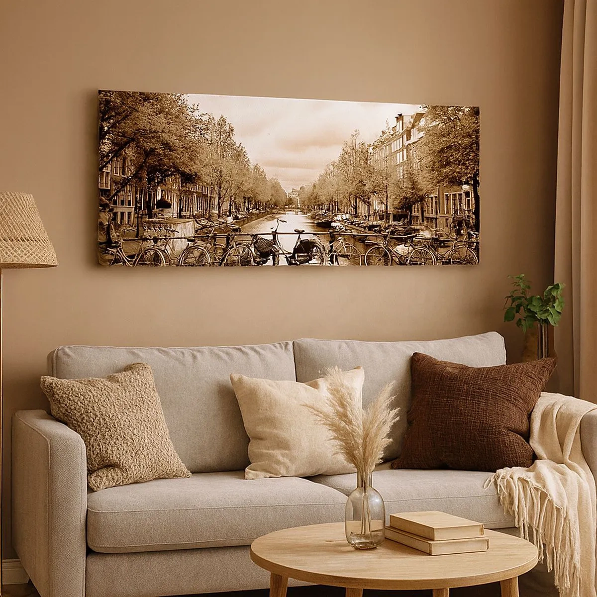 Schilderen op canvas - Hollandse sfeer - 100x40 cm