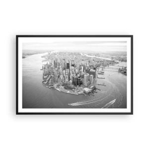 Poster in een zwarte lijst - Hoe niet lief te hebben? - 91x61 cm