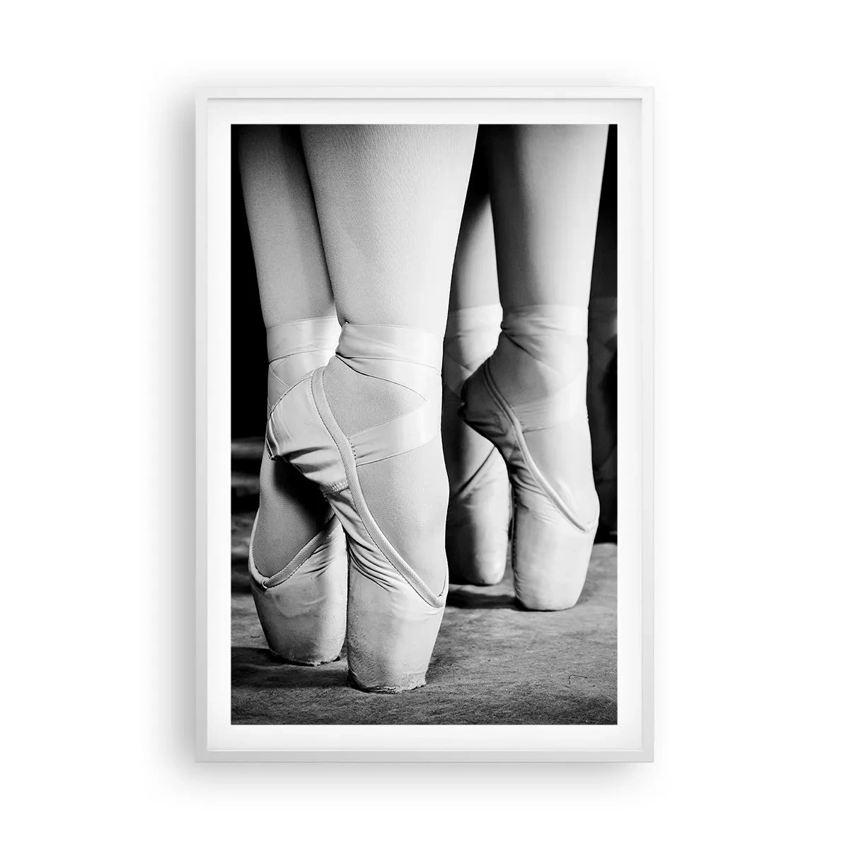 Poster in een witte lijst - Samen, lichtjes - 61x91 cm