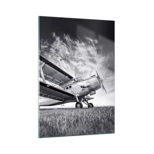 Schilderen op glas - De gevleugelde zwerver - 50x70 cm