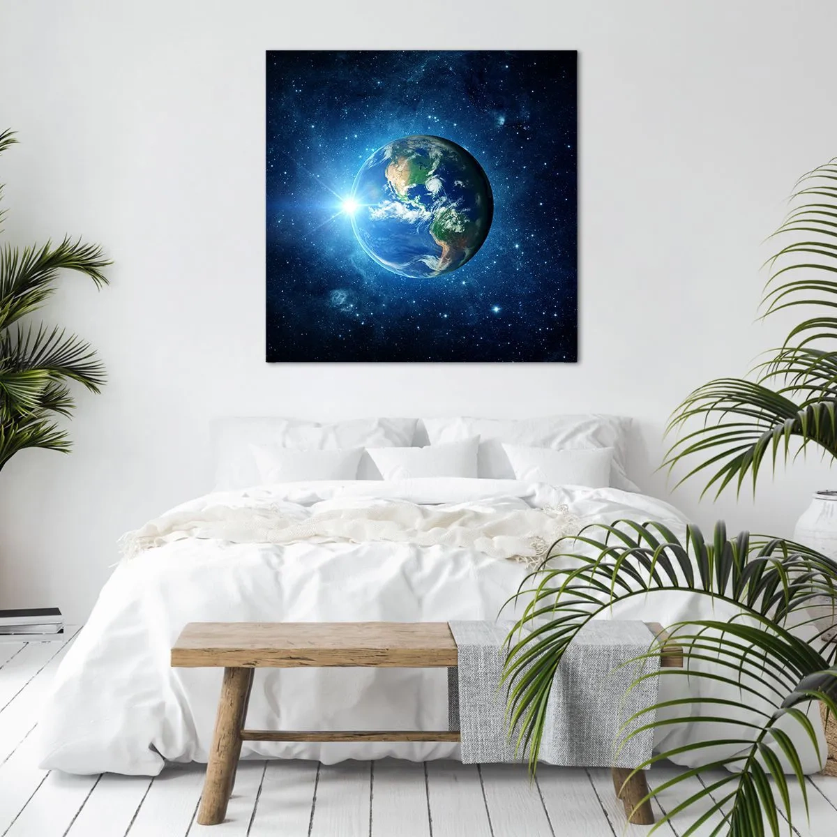Schilderen op canvas - We zijn in de hemel - 50x50 cm