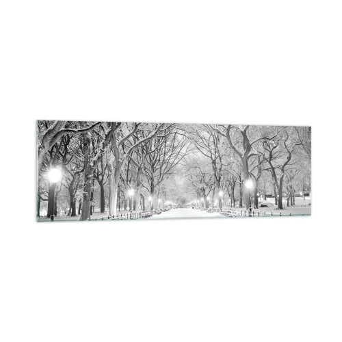 Schilderen op glas - Vier seizoenen - winter - 160x50 cm