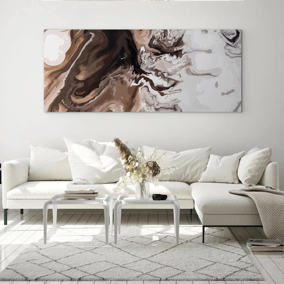 Schilderen op glas - Kleurcontrast - 120x50 cm