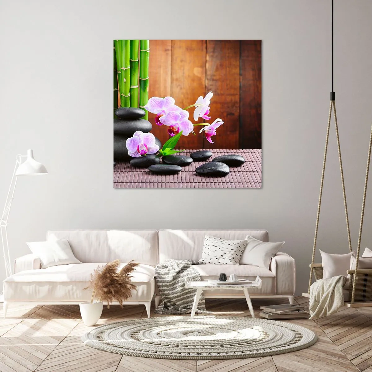Schilderen op canvas - Maak kennis met de geneugten van het oosten - 60x60 cm