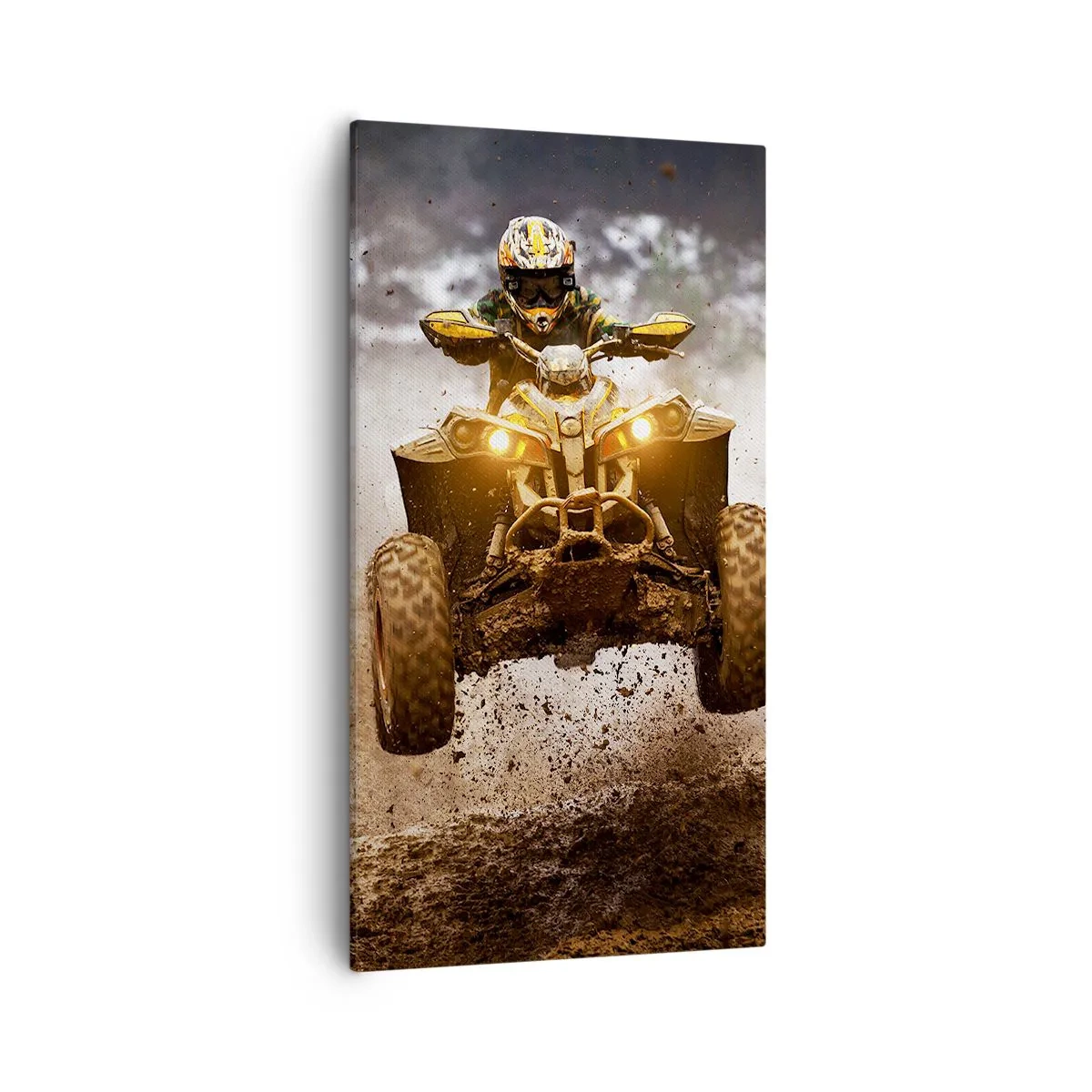 Schilderen op canvas - No risk no fun - 55x100 cm