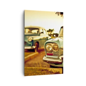 Schilderen op canvas - Maar afwachten - 80x120 cm