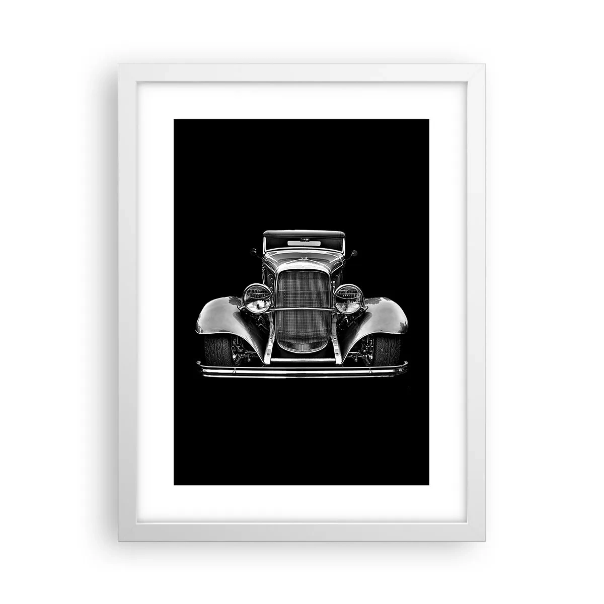 Poster in een witte lijst - Een echte gentleman - 30x40 cm