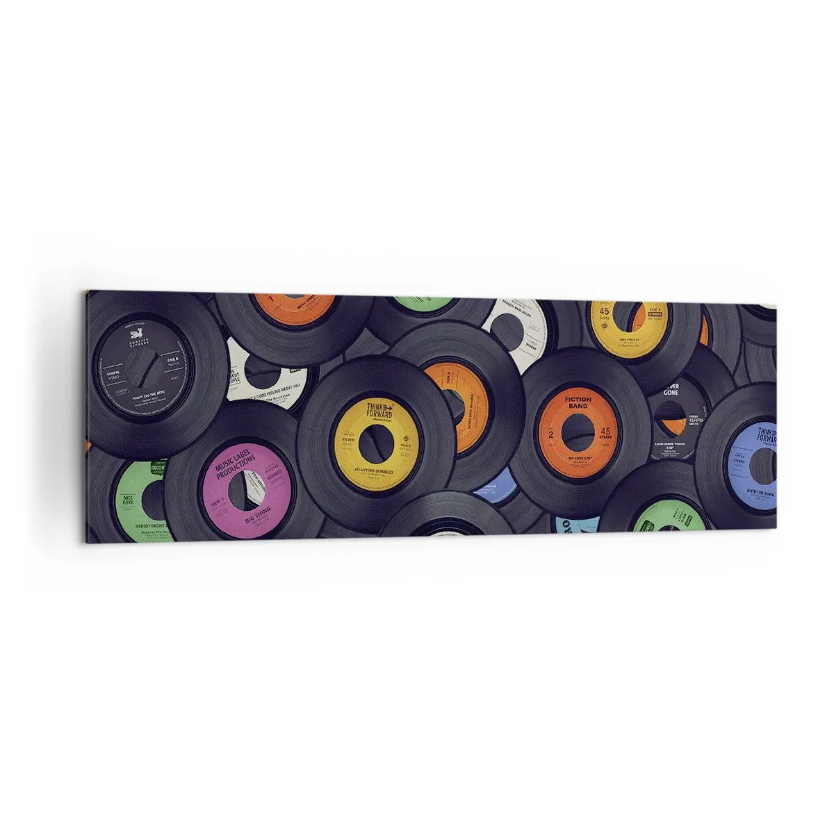 Schilderen op canvas - De kleuren van de klassiekers - 160x50 cm