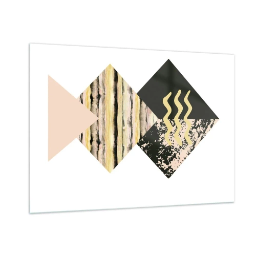 Schilderen op glas - Er is niet zo eenvoudig - 100x70 cm