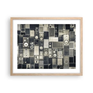 Een poster in een licht eiken lijst - En alles is goed - 50x40 cm