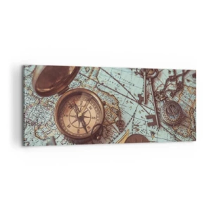 Schilderen op canvas - Voor de avonturier - 100x40 cm