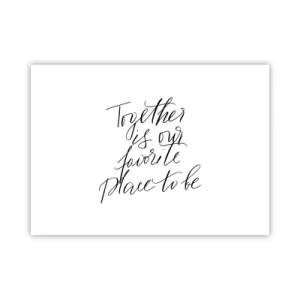 Poster - Voel jij het ook? - 70x50 cm