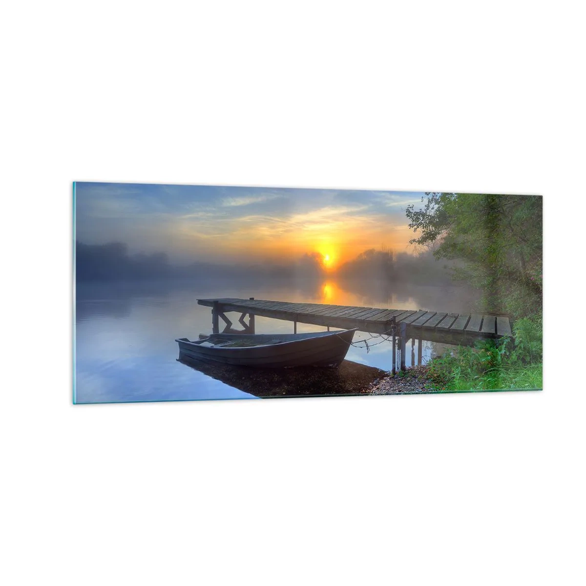 Schilderen op glas - Hoe gewoon verandert in magie - 100x40 cm
