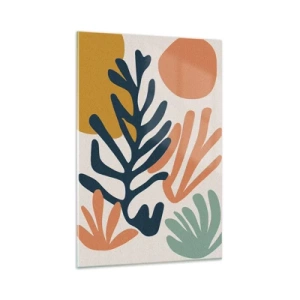 Schilderen op glas - Koraalzeeën - 80x120 cm