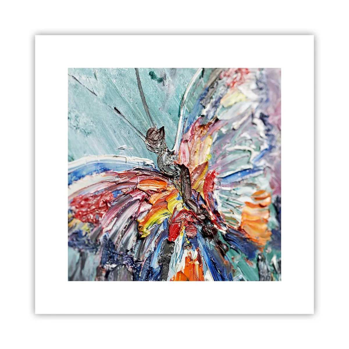 Poster - Geschilderd door de natuur - 30x30 cm