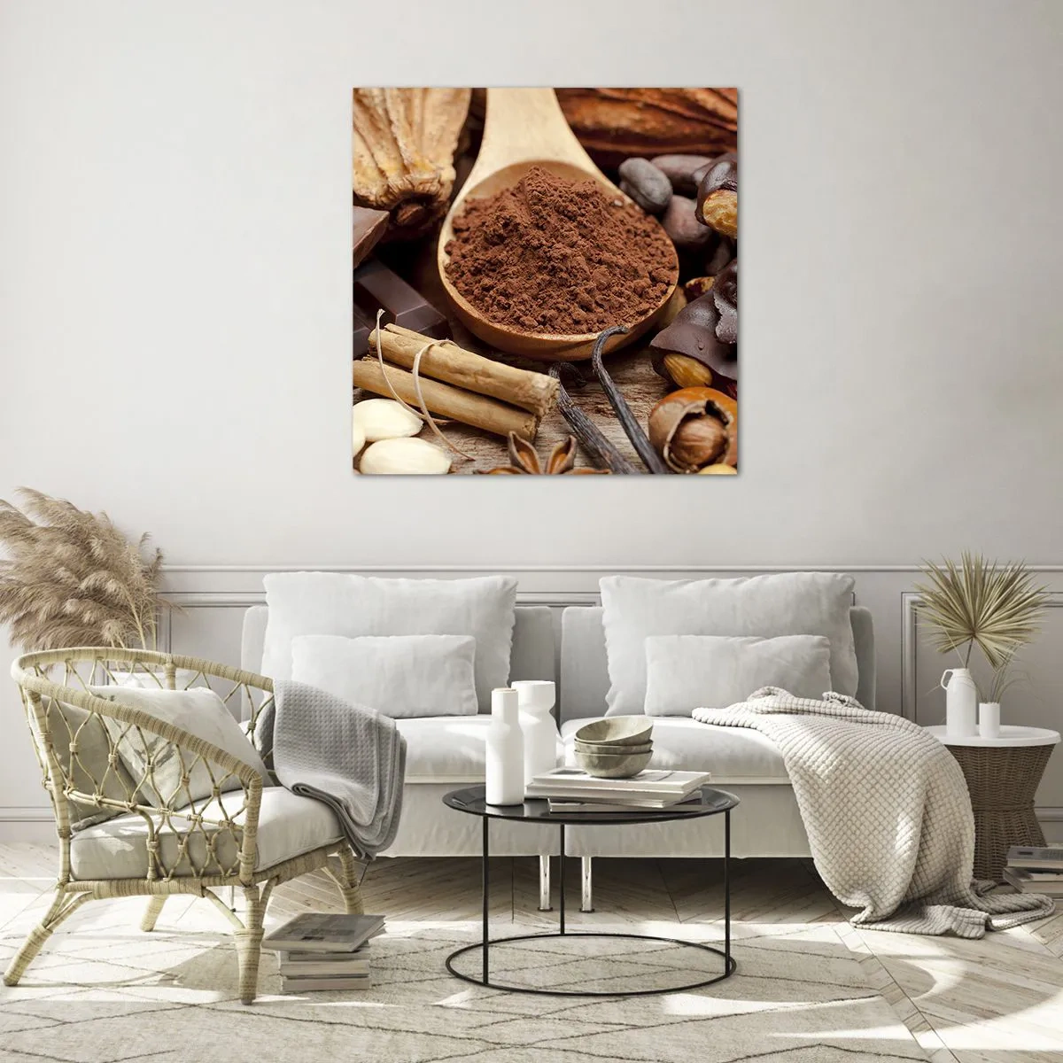 Schilderen op glas - Het beste voor verdriet - 50x50 cm