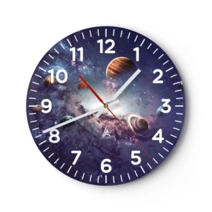 Wandklok - Klok - Zonne-dans systeem - 40x40 cm