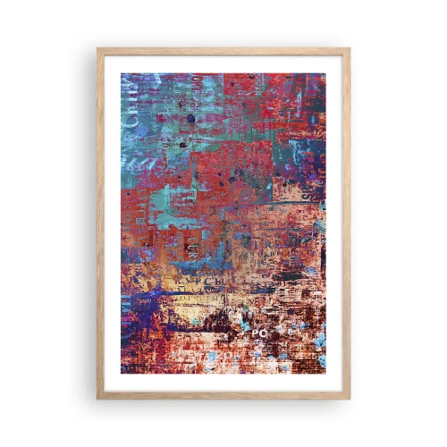 Een poster in een licht eiken lijst - Geheugen en vergetelheid - 50x70 cm