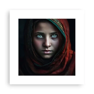 Poster - Oosterse prinses - 30x30 cm