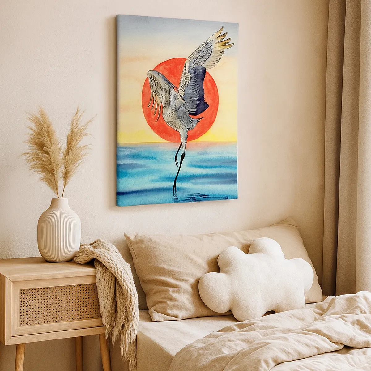 Schilderen op canvas - Het is tijd om terug te gaan - 50x70 cm