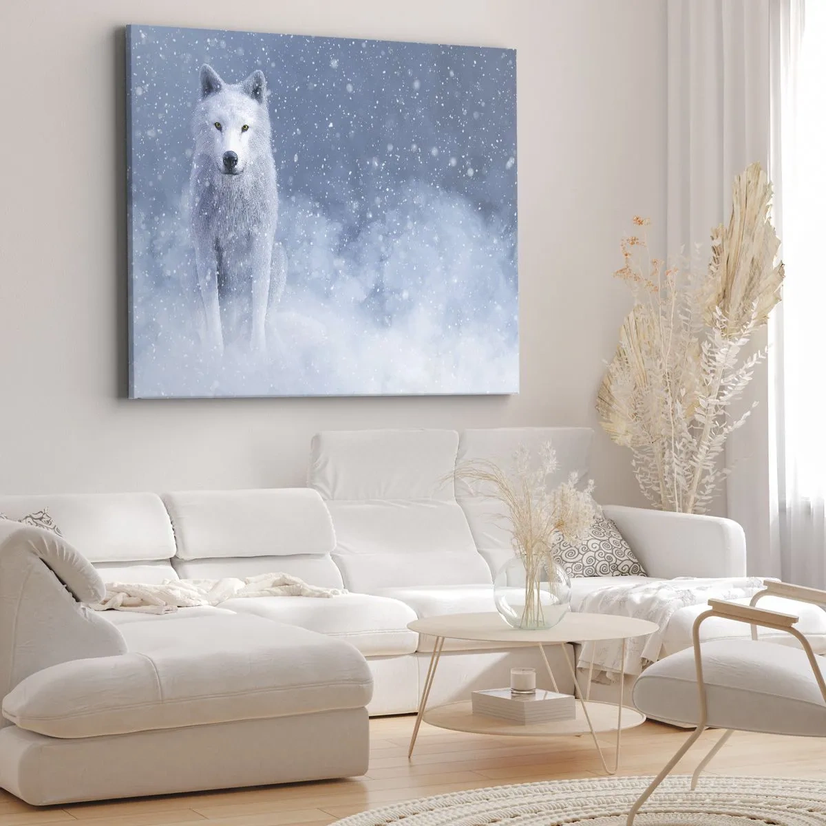 Schilderen op canvas - In winterse sferen - 100x70 cm
