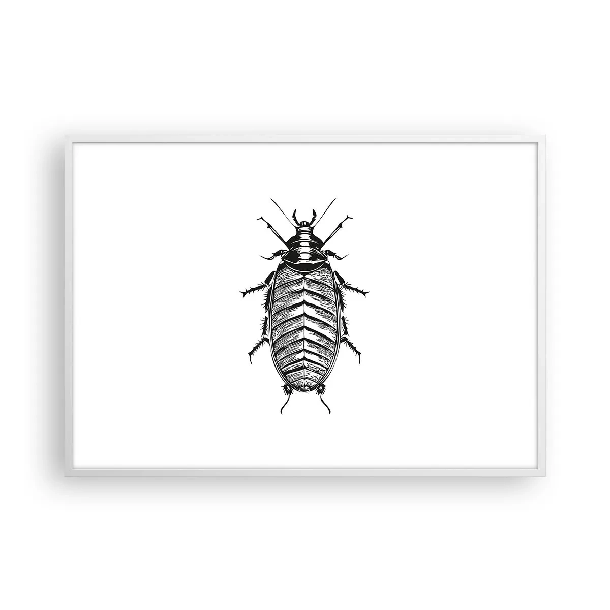 Poster in een witte lijst - Wat een exemplaar! - 100x70 cm