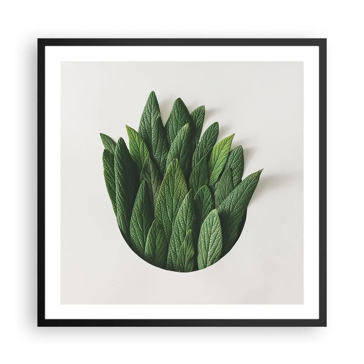 Poster in een zwarte lijst - Ongebreidelde nieuwsgierigheid - 60x60 cm