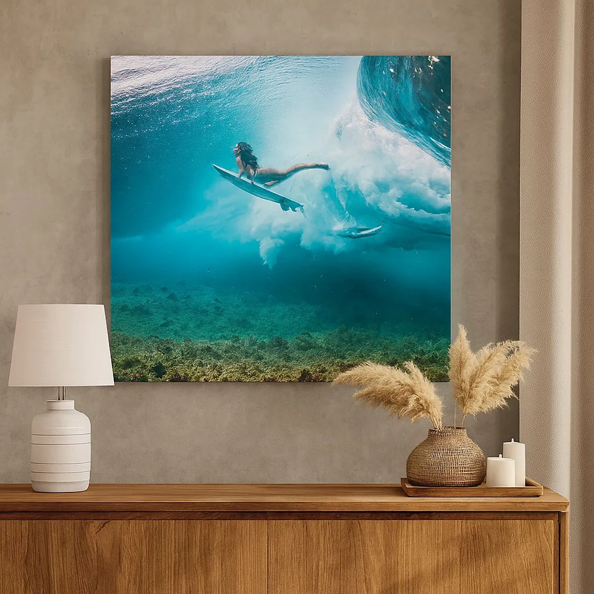 Schilderen op canvas - ... en ik zal je niet verlaten ... - 30x30 cm