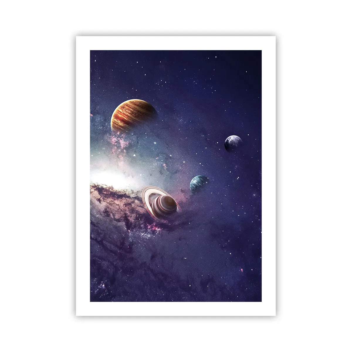 Poster - Zonne-dans systeem - 50x70 cm