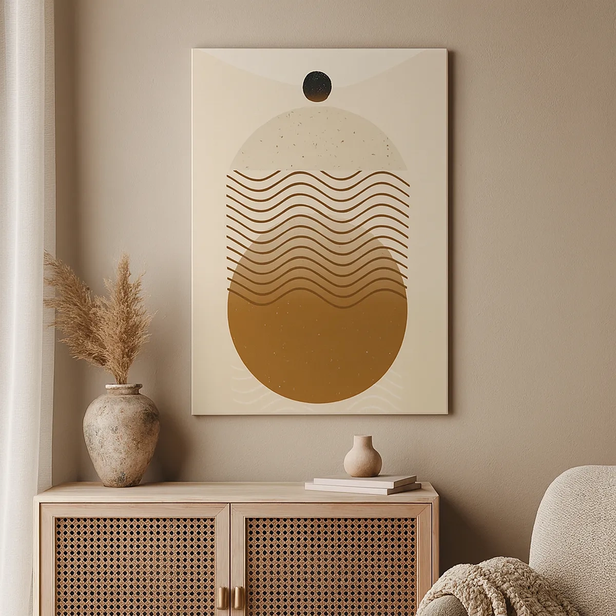 Schilderen op canvas - Over de oorsprong van geometrische figuren - 50x70 cm