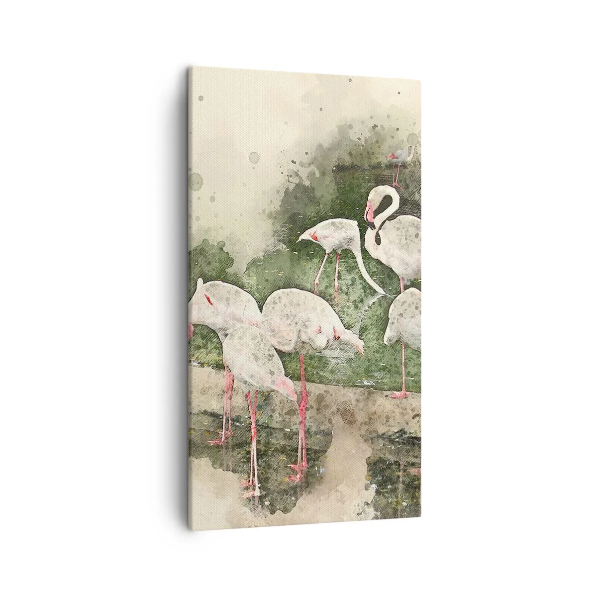 Schilderen op canvas - Exotische droom - 45x80 cm