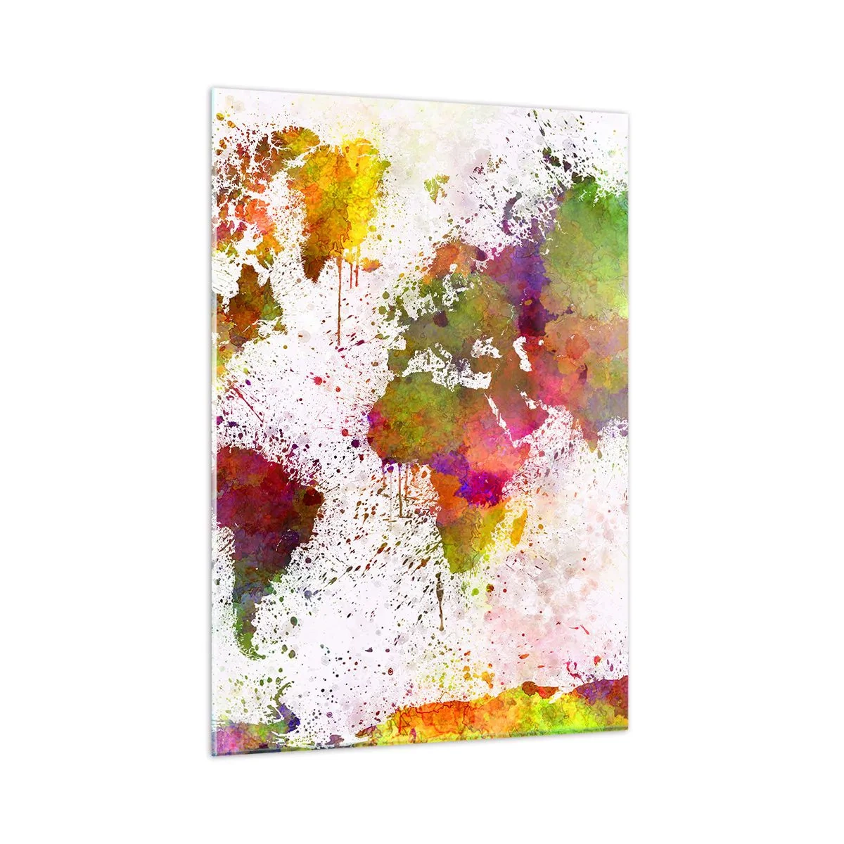 Schilderen op glas - Op de een of andere manier is het hetzelfde geworden - 50x70 cm