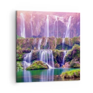 Schilderen op canvas - Trap naar de hemel - 60x60 cm