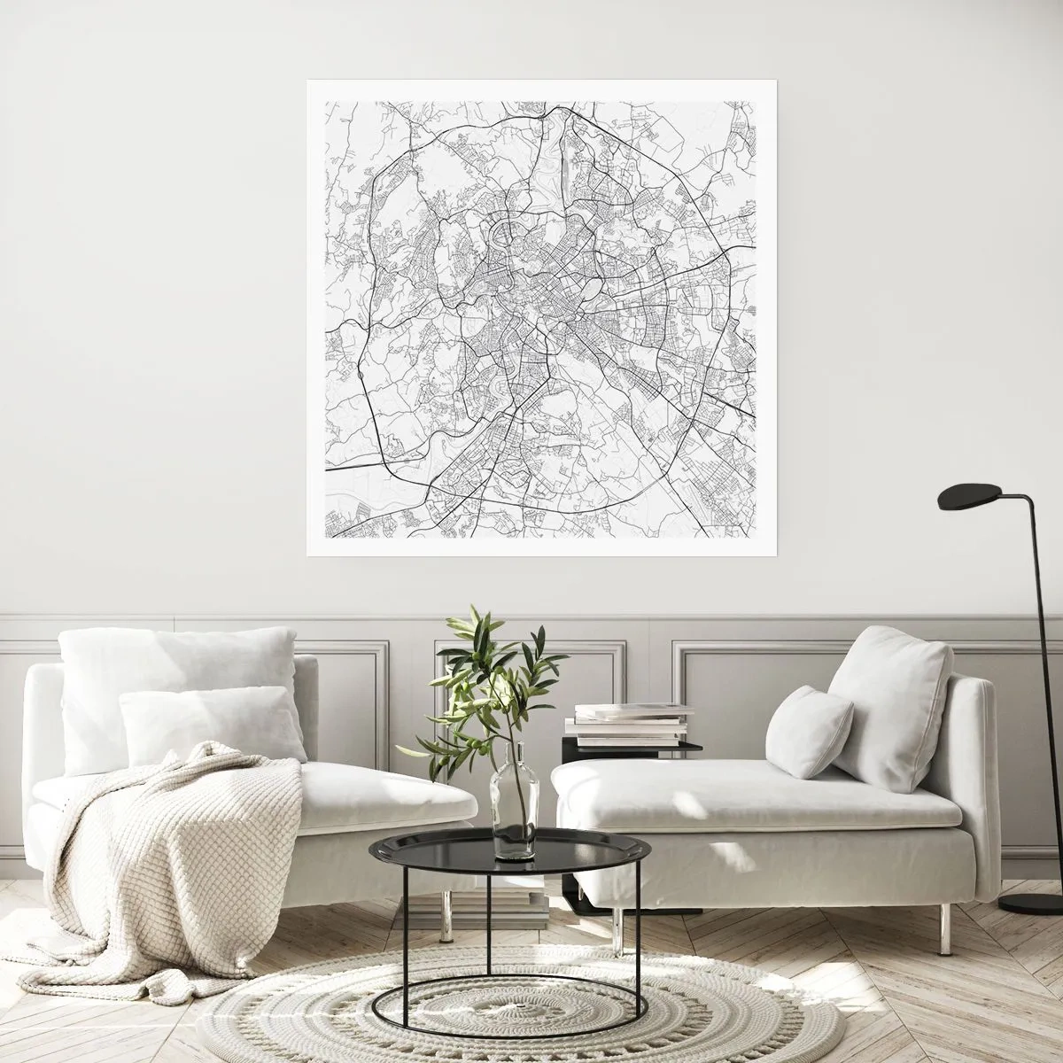 Poster - Romeinse cirkel - 30x30 cm