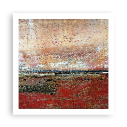 Poster - Wellicht is het de zee - 60x60 cm