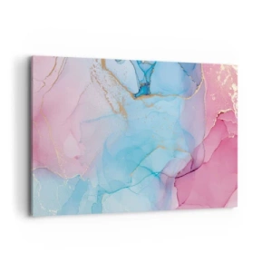 Schilderen op canvas - Ontmoeting en interpenetratie - 120x80 cm