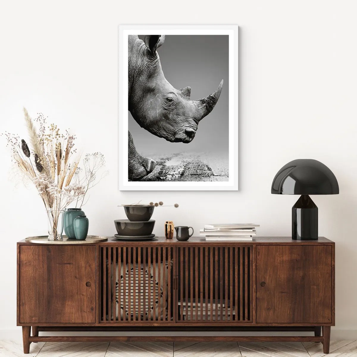 Poster in een witte lijst - Onstuitbare kracht - 70x100 cm