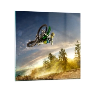 Schilderen op glas - Schakel emoties in! - 50x50 cm